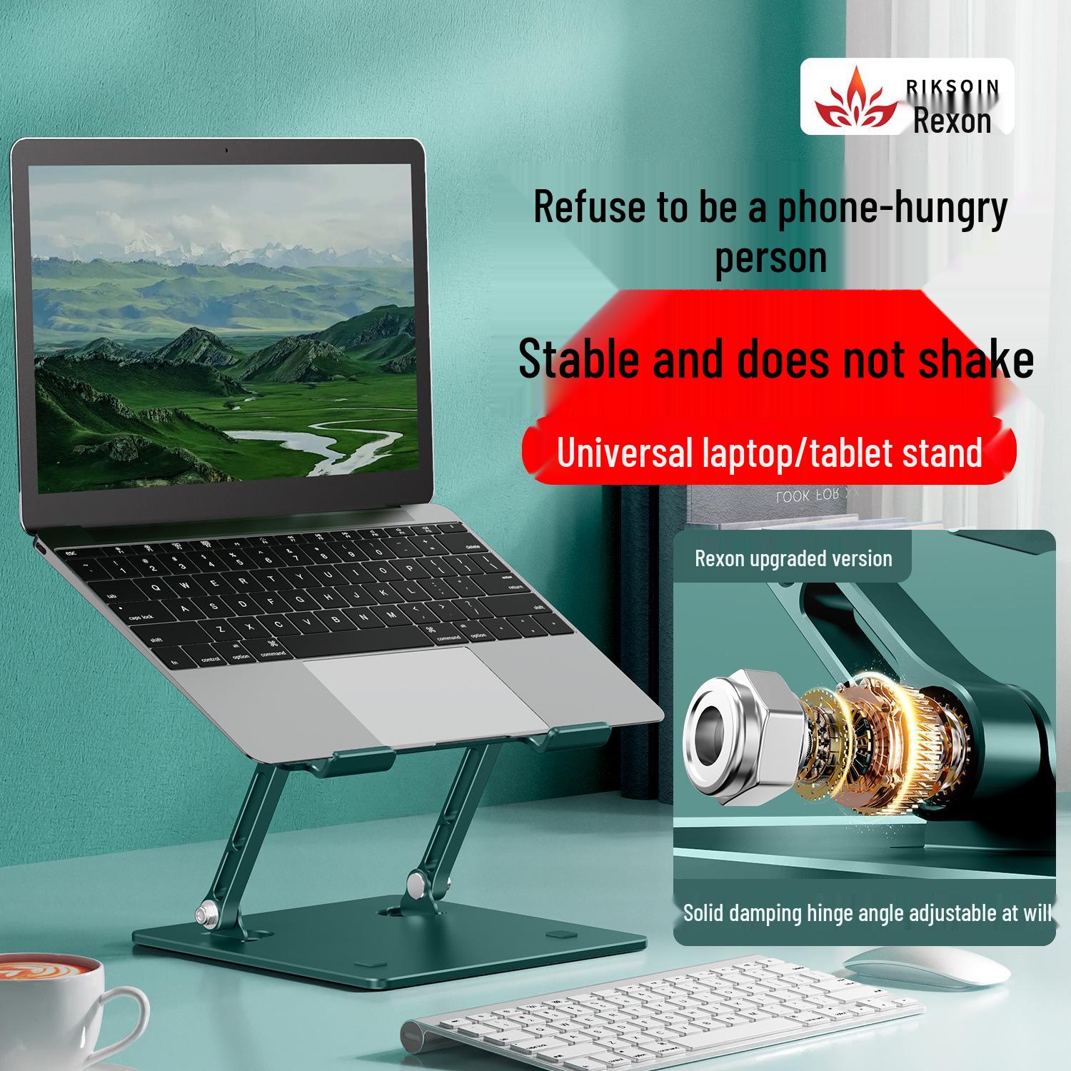 REKSON Adjustable Purple Iridescent Cooling Stand for Gaming Laptops