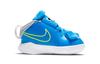 Nike Team Hustle D 9 Lil Slip Resistant Cushioning Abrasion Resistant Breathable Low top Toddler Shoes Blue White Baby CT4066-400