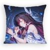 Elegant Melody Maiden Columbina Pillow Case Sofa Living Room Bedroom Headboard Backrest Cushion Square Cushion Nap Time