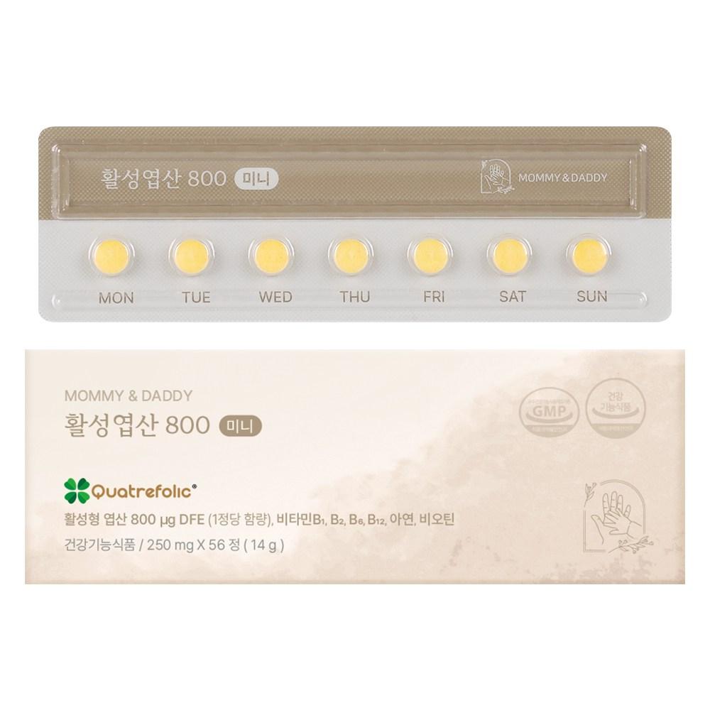 Mommy & Daddy Active Folic Acid 800 Mini 14g 56 Tablets 1 pcs