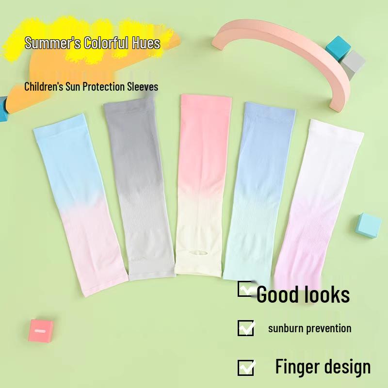 New Arrivals: Kid's Sunscreen & Mosquito Repellent Arm Sleeves - UV Protection, Cool Summer Design for Girls
