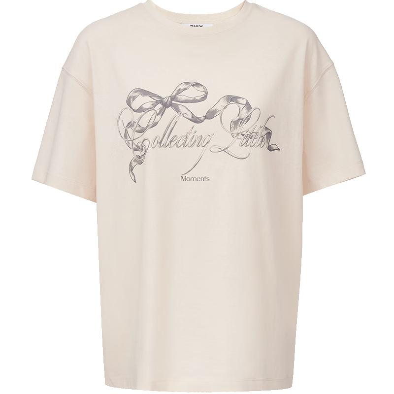 ONLY Women s Vintage Butterfly Print Loose T-Shirt XL