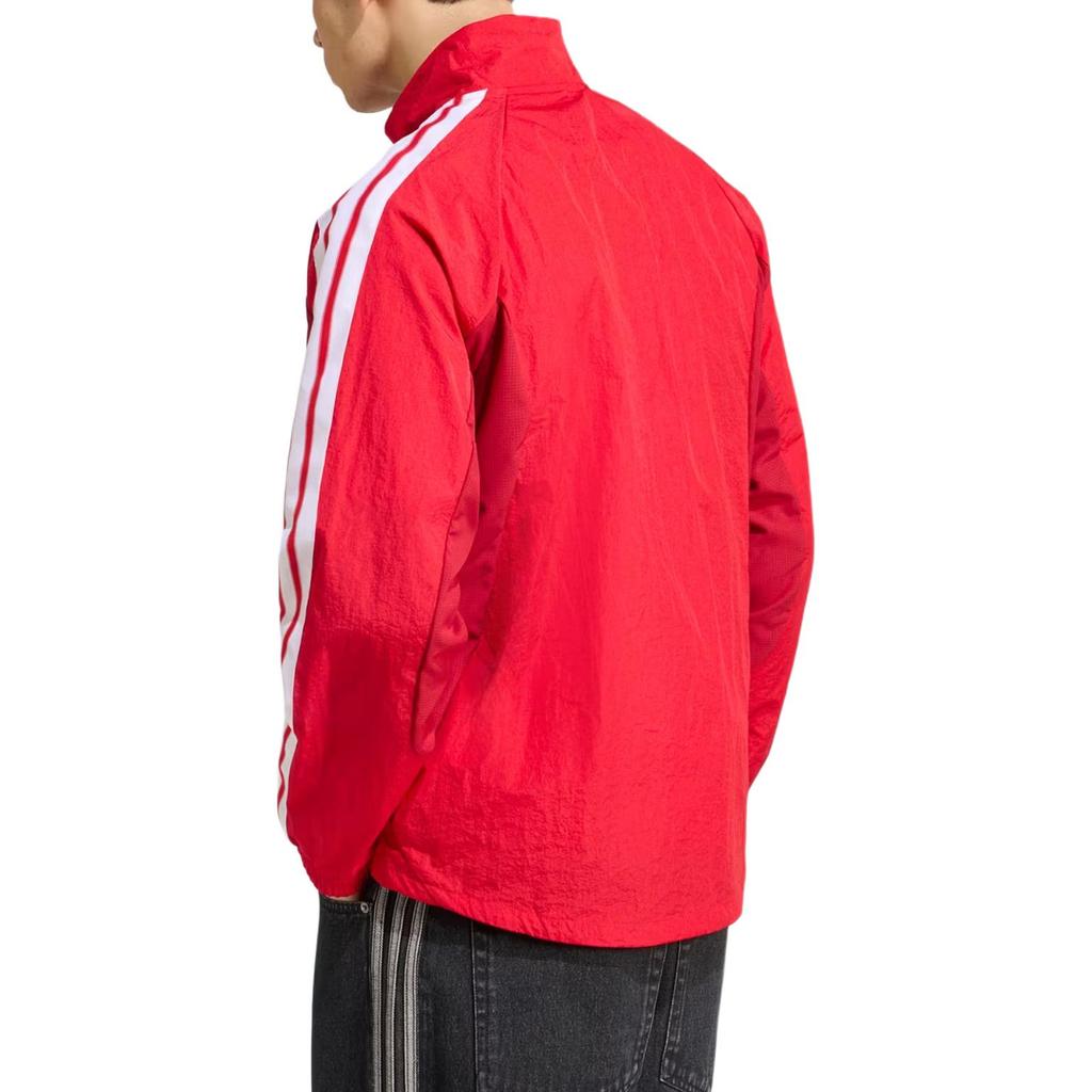 adidas FC Bayern Munich Home Anthem Striped Stand Collar Zip Long Sleeve Jacket Men Jackets KV6732
