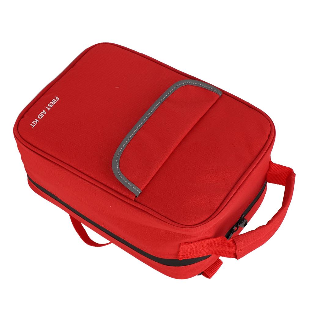 Medical Pouch Polyester Rain Proof Portable Emergency Aid Pouch Medical Storage Bag with Molle System for Outdoor Adventure Travel