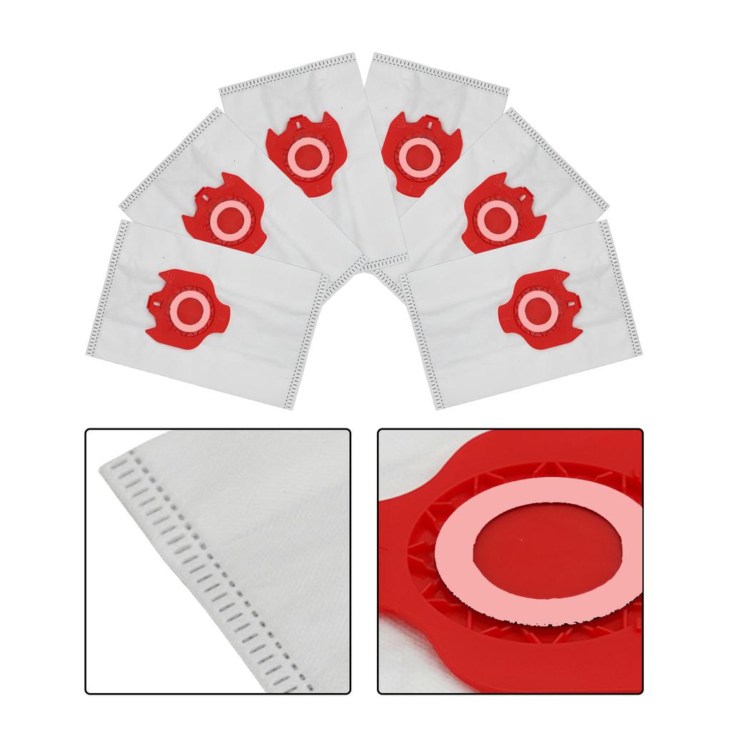 Household Maintenance Vacuum Bags Easy Replace Vacuum Bags Pack Canister Cleaner Bags Advanced 3D Efficiency Snug Secure Fit