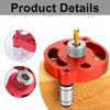 DIY Woodworking 3mm-10mm Drill Alignment Jig Woodworking Drill Bushing Kit Anodized Aluminum Precision Center Lines