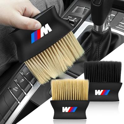 Insigne LOGO M Brosse de dépoussiérage pour voiture Brosse de nettoyage pour sortie d'air pour X7 X3 X4 X5 X6 Série 3 4 5 6 7 Z4 M M3 M5 M6 E38 E39 E46 E53 E60 E61 E64