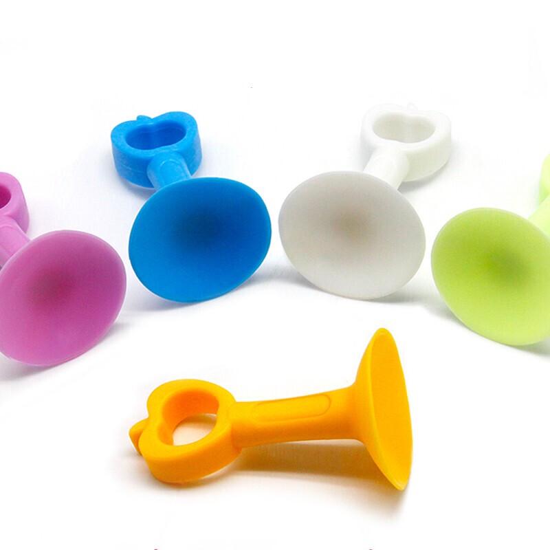 Du Ao Punch-Free Silicone Door Stopper 5-Pack