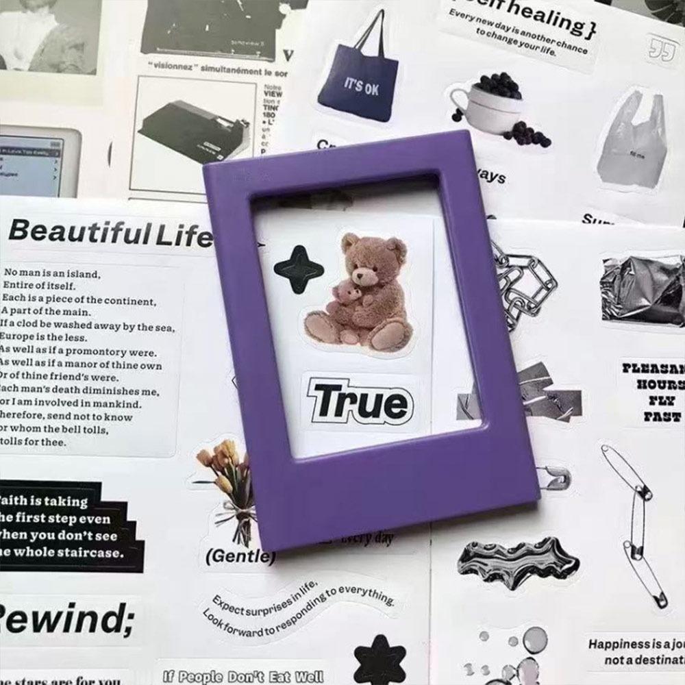 Magnetic Instant Camera Photo Frame 3 inches Picture Display Holder  for Home Decoration