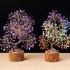 Fengshui Crystal Tree Figurine Bonsais Ornament for Attracting Wealth Good Luck Spiritual Gift Home and Office Decors