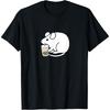 Cute Mouse Chinese Horoscope Drinking Boba Bubble Milk Tea T-Shirt