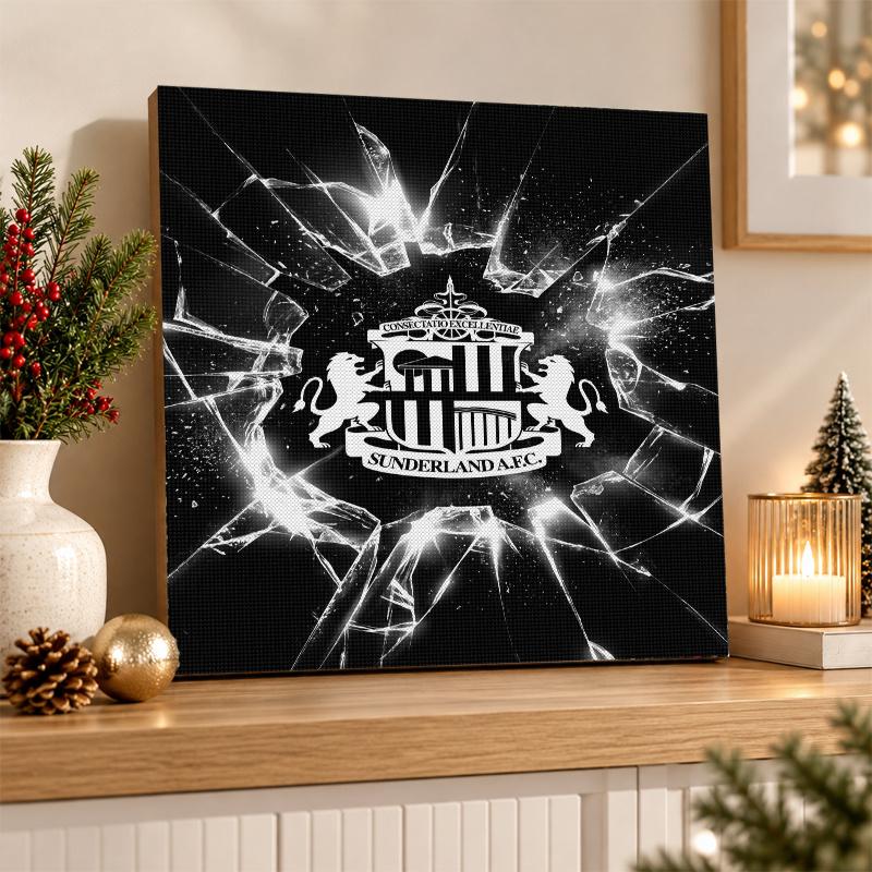 Sunderland Fußball Diamantmalerei Set 5D Vollbohrer DIY Diamantmosaik Wandkunst Heimdekoration