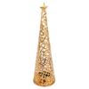 Christmas Tree Shaped Candle Holder Metal Scented Candle Stand Tealight Holder Home Tabletop Decoration for Holiday Party