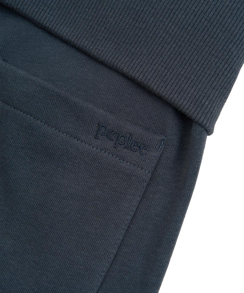PEPLEE Folded Snap Sweat Pants (Navy)