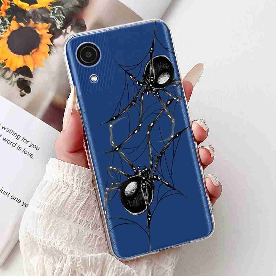 For Samsung A03Core Case Soft Silicone Cute Heart Painted Cover Case For Samsung Galaxy A03 Core SM-A032F TPU Fundas Capa