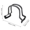 Violin Bow Bowing Practice Guide, Straightener, Fiddle Bow Collimator with Double Covers, Plastic, Fits 4/4-1/2 Violins