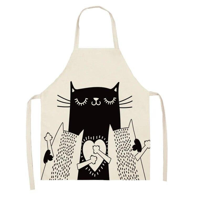 Kitchen apron and cute and cute sleeveless man in men's women and women cleaning the house with anti grass fencestocleanthehouse