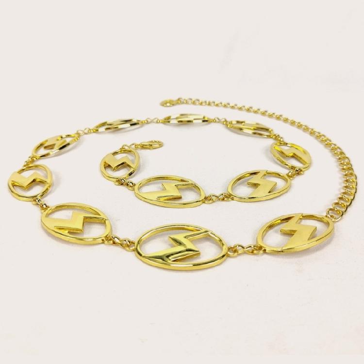 Popular Chain Belt Metallic Waist Chain Decorative Dress Chain Party Waist Decors Nightclub Waist Body Jewelry