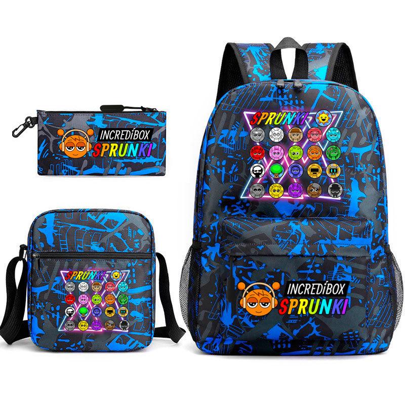 Peripheral Heat Transfer Rhythm Box Cartoon Animation Primary School Students Third Grade Light Load Reduction Large Capacity Backpack L