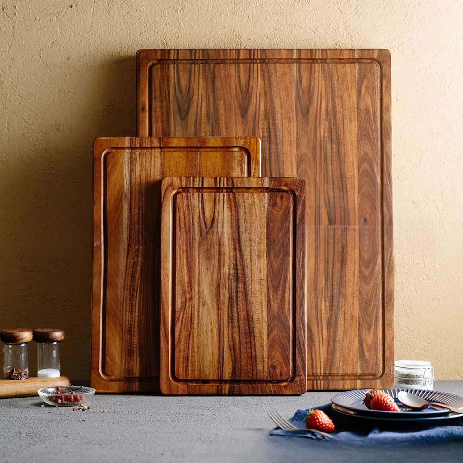 

Деревянная разделочная доска, разделочная доска, деревянная разделочная доска-торцевая плашка 30X15X1.5 темные хаки