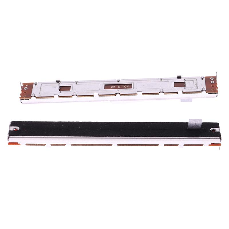 1pc 128mm Mixer Fader B10K Single And Dual Channel B103 Straight Sliding Potentiometer Total Length 12.8cm Stroke 100