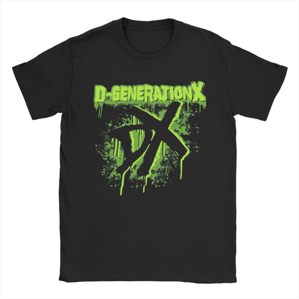 D-Generation-X Wrestling Men T Shirt Wrestler Boxer Casual Tee Shirt Short Sleeve O Neck T-Shirts Cotton Original Merch