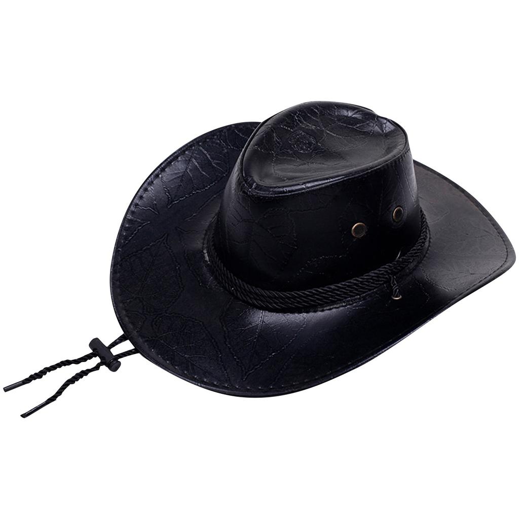 Herre Western Cowboyhatt Solhatt
