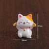 Cute Lucky Cat Car Ornaments Mini Cat Micro Landscape Ornament  Garden Landscape