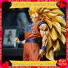 Jt Dragon Ball Ssj3 Goku Action Figure Large Size 54Cm Pvc Exquisite Anime Gk Statue Collectable Model Toy Desktop Deco Gift