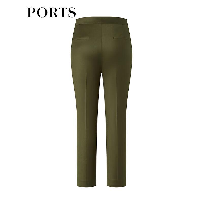 PORTS Women's Mid-Cuff Wool Blend Trousers