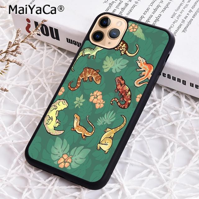 

MaiYaCa Lizards Geckos Phone Case Cover For iPhone 17 Air 16 16e 15 plus 11 12 13 14 pro max shell coque iPhone 11pro max