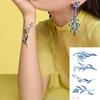 Flower Herbal Semi-Permanent Tattoo Sticker, Small Picture Juice Tattoo Sticker, Sweat-Proof Tattoo