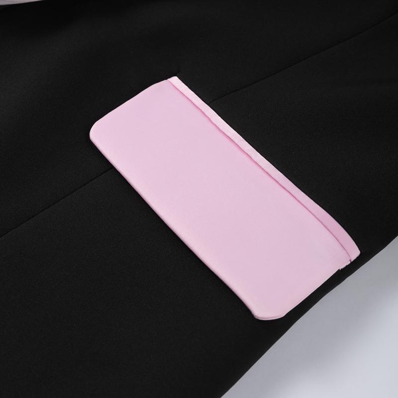 Elegant Patchwork Women Mini Skirt Sets Fashion Lapel Full Sleeve Blazer Coats High Waist Skirts Sweet 2025 Spring Autumn New Office Lady Suit