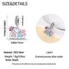 Authentic Original Copper Metal Charm Bead Components Luxury Pink Romantic Bicycle Pendant Bead Component Bead Components Compatible With Bracelet