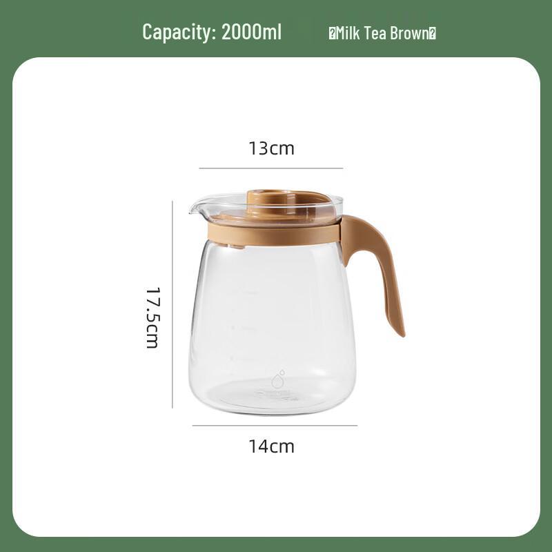 

Yudu HC 2000ml Heat-Resistant Glass Pitcher Set