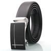 Hong Sheng Frosted Auto-Buckle Edge-Sealed Cowhide Belt Set - Classic Business Casual Men's Trend