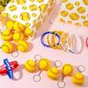 Trendy Basketball Keychains Stylish PU Sponge Pendant Keyrings Supplies for Party Favor and Sports Lovers Daily Use
