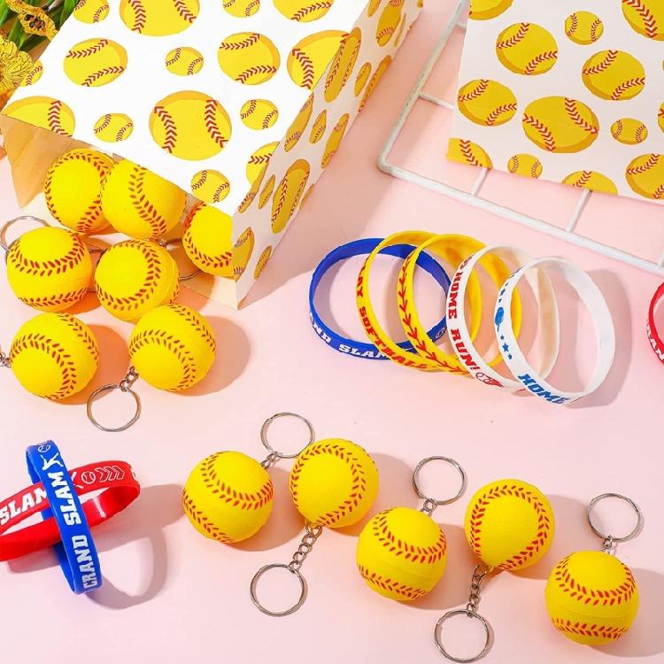 Trendy Basketball Keychains Stylish PU Sponge Pendant Keyrings Supplies for Party Favor and Sports Lovers Daily Use