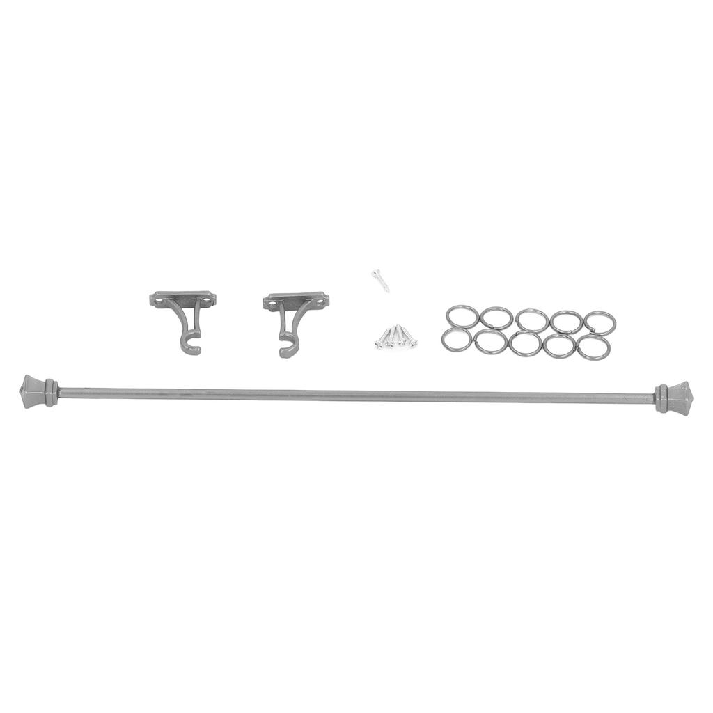 1:12 Scale Dollhouse Curtain Rod High Simulation Vivid Alloy Miniature Curtain Rail Rod for