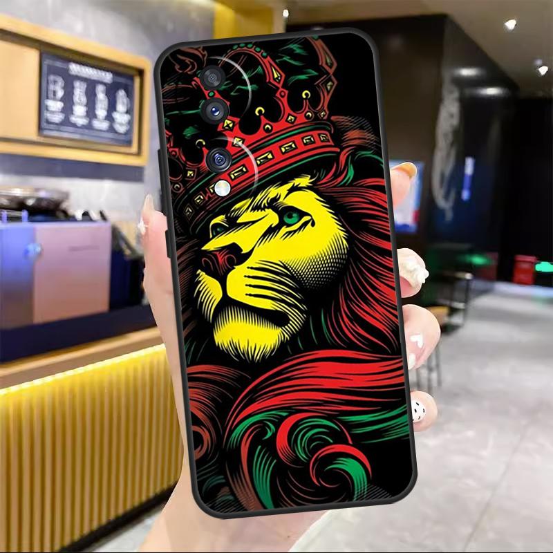 Rastafarian Lion For Honor Magic 7 Lite 5 6 8 Pro Case For Honor Win RT X9c X9a X9b X8b X8c 200 400 50 70 90