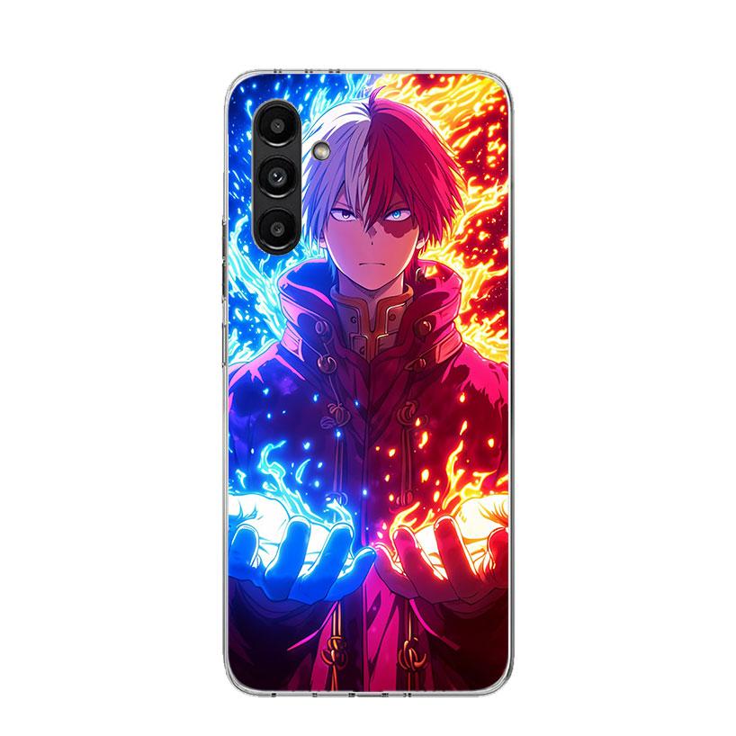 Todoroki Shoto MHA My Hero Phone Case For Samsung Galaxy A13 A14 A15 A16 A17 A53 A54 A55 A56 A33 A34 A35 A36 A23 A24 A25 A26 A05