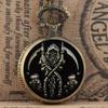 Devil Lanyard Embossed Ghost Head Pocket Watch European and American Animation Halloween Christmas Horror Night Skull Jack
