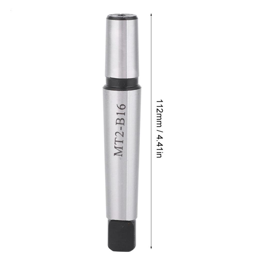 MT2 B16 Morse Taper Tool Holder Heat Treated Steel Tang End Drill Chuck For Drill Presses