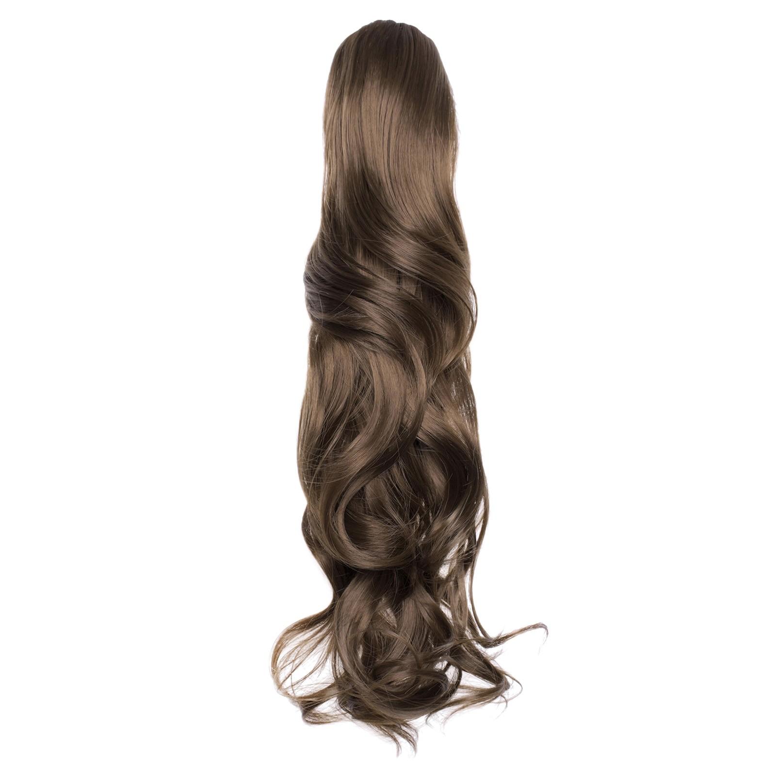 Длинный парик-булочка с конским хвостом — фото 3