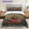 Medieval Gothic Fantasy Dragon bedding, duvet cover, pillowcase, home decoration, birthday gift (1 * duvet cover+2 * pillowcase, coreless)