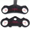 45MM Aluminum Motorcycle 22mm 7/8" Handlebar Riser Mount Bars  inverted shock absorber direction device upper and lower plate