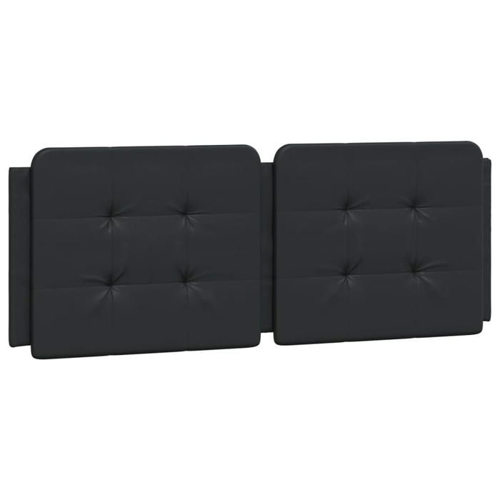 VidaXL Headboard Cushion, Padded Headboard Pillow, Indoor Bedroom Bed Accessory, Black 120 374850