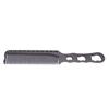 Metal Hair Comb Aluminum Fine Tooth Hair Cutting Flat Top Clipper Comb for Professional Stylists and Barbers