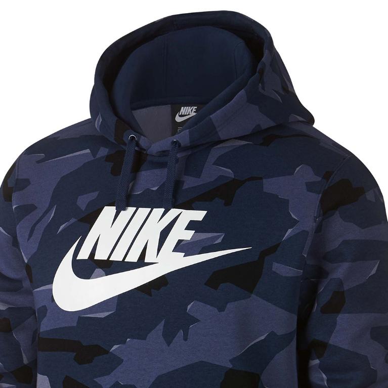 Nike Sportswear Club Camouflage Pullover Hoodie Long Sleeve Sweatshirt Men Sweatshirt AR2868-410