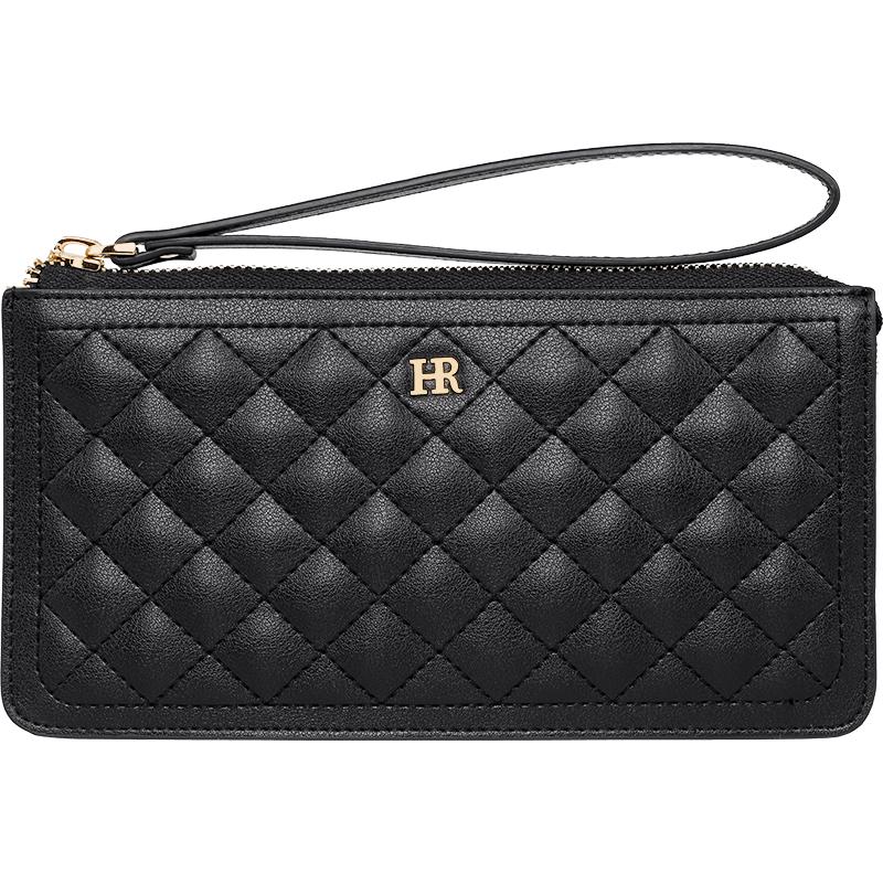 HR Helena Quilted Zipper Long Wallet